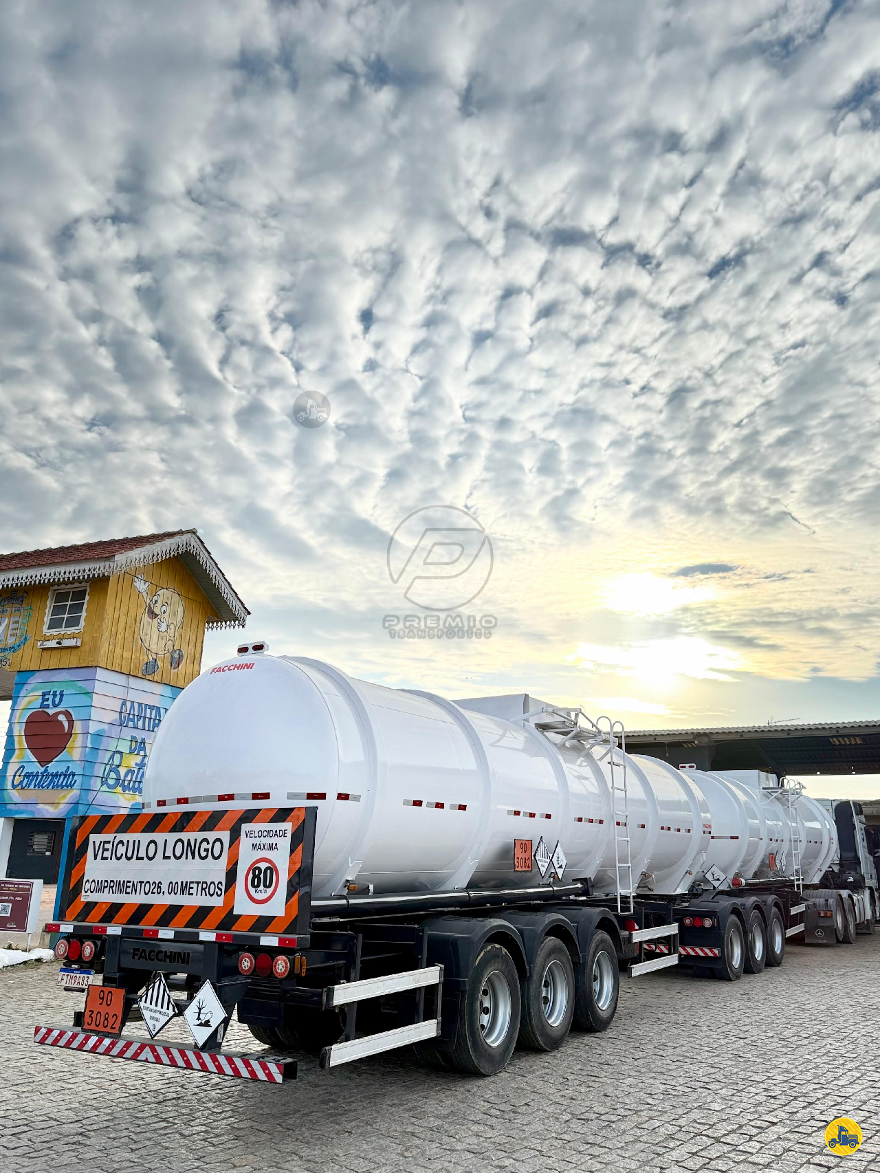 CARRETA BITREM 9 EIXOS TANQUE AÇO Premio Transportes CONTENDA PARANÁ PR